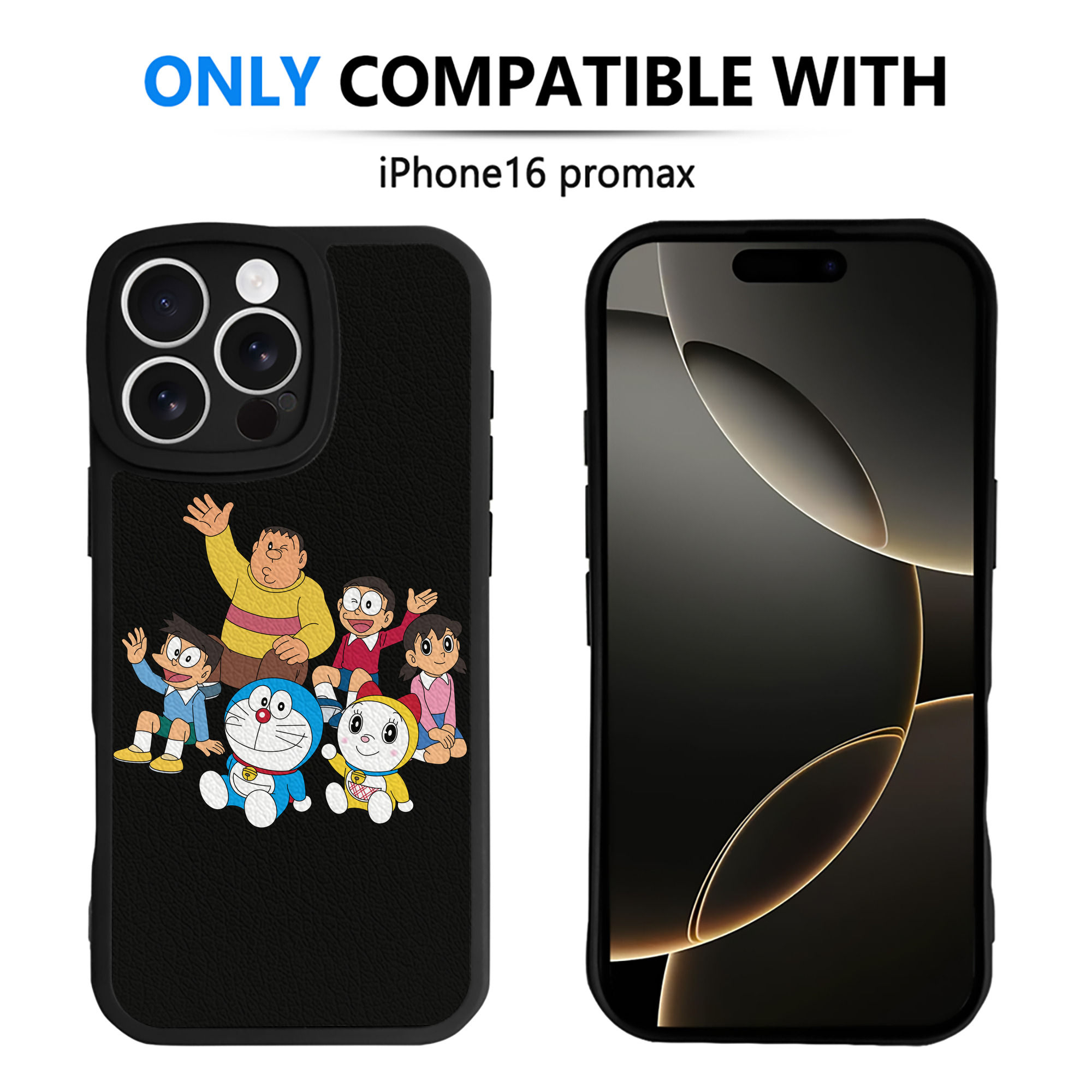 （画像用） ドラえもん 骨川 スネ夫 Doraemon Honekawa Suneo 【iPhone 16シリーズ対応】シリコンスマホケース（レザー調） 材質：シリコン